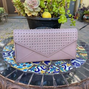 Nordstrom Rack Mauve Studded Clutch
